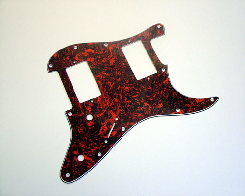 **B-43)  HH Strat Pickguard - Tortoise <b><font style='font-weight:bold;color:red'>**out of stock**</font></b>